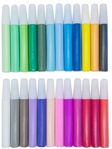 Yayatty Art Sand Kit, 24 Color Sand Art Bottles, 13.5oz Colored Sand Bottles, Sand Arts and Crafts Kit for Painting and Crafts, DIY Drawing, Decor and Collection Sand Bottles
