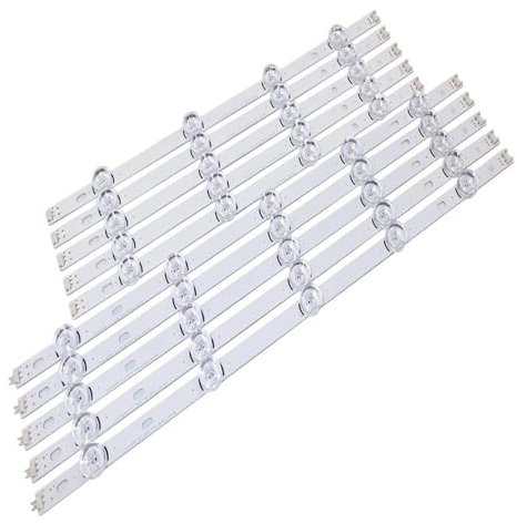 FGRNIod 10 unids/Set Tira de LED Compatible for LG 50LB650V 50LF6000 INNOTEK DRT 3,0 50 Pulgadas AB 6916L-1982A 1983A 6916L-1781A 1782A