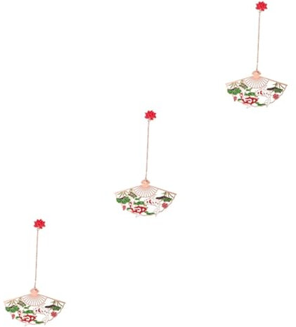 VILLCASE 3stücke Chinesisches Lesezeichen Messing Mit Fächerdesign Stilvolles Dekoratives Buchzeichen Im Asiatischen Stil Für Notizbücher Scrapbooking Und