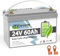 TCBWORTH Batterie Lithium 24V 60Ah, Batterie LiFePO4 Rechargeable avec BMS 60A, 8000+ Cycles, Pour Camping Car, Système Off-Grid, Bateau, Caravane, Solaire