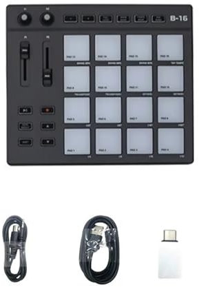 Macchina MIDI Pad Beat Maker con 16 cuscinetti illuminati RGB