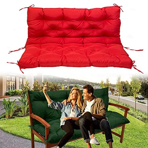 Wasserdichtes Bank-Schaukelkissen für 2 bis 3 Personen, austauschbares Sitzkissen für Garten, Terrasse, Bank, Innen- und Außenbereich, Sonnenschutz, Veranda, Bankkissen, 152,4 x 101,6 cm