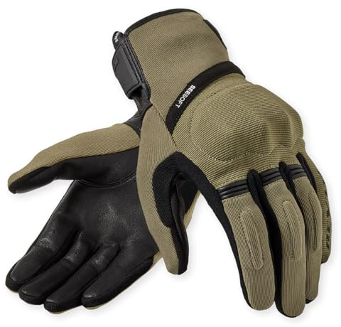REV'IT! Revit Mosca 2 Motorrad Handschuhe, schwarz/oliv, M
