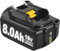 1 x Ersatzakku für makita akku 18v 8Ah Ersatzakku für Makita akku BL1860B BL1860 BL1840 BL1830 BL1860B BL1815 BL1850B BL1835 BL1850B BL1845 BL1850 194205-3 LXT-400 with LED Werkzeugakku