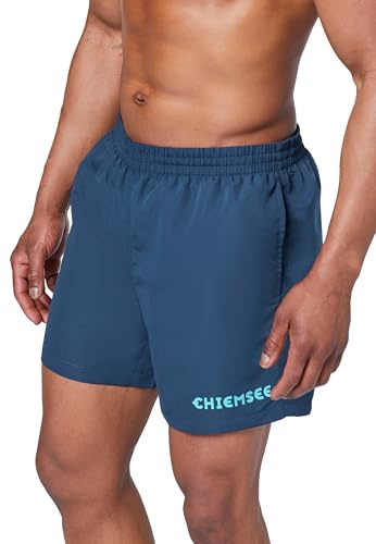 Chiemsee Badehose Herren I Regular Fit Badeshorts mit elastischem Bund & Kordel I Schnelltrocknend, mit Mesh-Innenslip & Taschen I Sportliche Kurze Schwimmhose in 3 Farben I Größe S-3XL