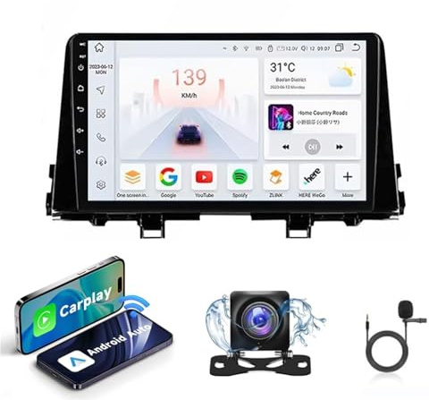 Autorradio Android 15 voor KIA Morning picanto 2017-2020| Radio con pantalla táctil capacitiva de alta calidad | CarPlay/Android Auto | Navegación GPS | Bluetooth | Cámara de reversa | Plug and Play