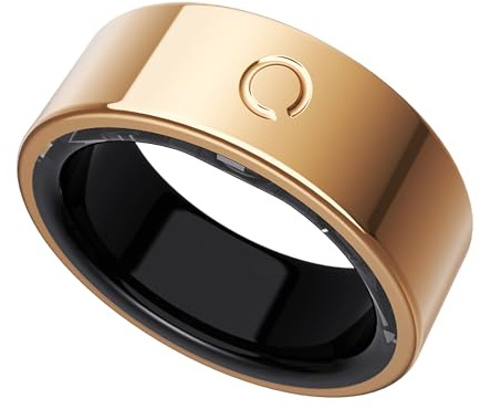 O Ring Smart Ring Herren Damen,Fitness Ring Tracker mit 8–10 Tagen Akkulaufzeit, Schlafüberwachung-Stress-Herzfrequenz-SpO2 Tracker, keine Abonnementgebühren,kompatibel mit iOS & Android,Roségold-11