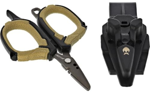 Westin Braid Scissors Incl. Sheath S 8.9cm Black Sand - Angelschere