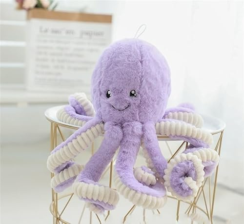 Bankeep Kreative Plüschpuppe Oktopus Kuscheltier Kuscheltier zum Schlafen Lila 40cm