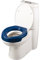 CareLine Conti Toilettensitzerhöhung, extra weich 10 cm blau