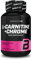 BioTechUSA L-Carnitine + Chrome | Formule de contrôle du poids | Sans stimulant | 1470mg L-Carnitine L-tartrate par portion, 60 gélules