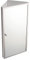 Spiegelschränke Dreieck Edelstahl-Badezimmer-Corner Aluminium Badezimmerspiegel Box Sanitär Badezimmerspiegel Wandhängeschrank WC Lagerschrank