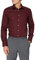 Seidensticker Herren Business Hemd Bügelfreies Hemd mit sehr schmalem Schnitt - X-Slim Fit - Langarm - Kent-Kragen, Bordeaux (49), 38