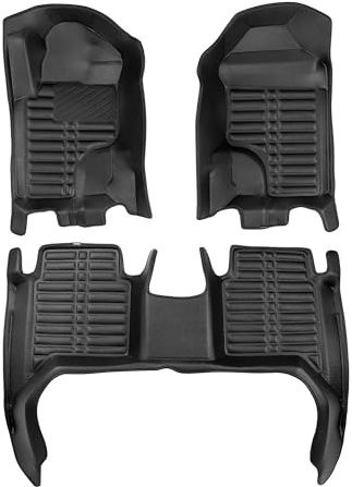 fussmattenprofi.com Auto Fussmatten Kompatibel mit Ford Ranger Doppelkabine Baujahr ab 2015 I 100% Passgenau Geruchlos Allwetter Fussraumschale I 5D Premium TPE Fußmatten Set