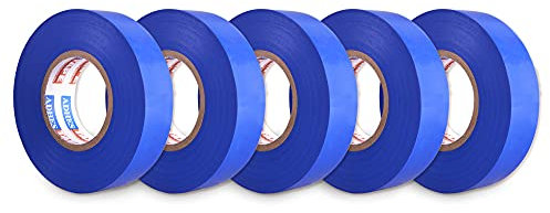 ADHES blau Isolierbänder Elektriker Klebeband Iso tape 19 mm x 20 m,5 Rollen