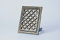 SEZAM Griglia di ventilazione in ghisa 15,5 x 2,3 x 12 cm, per stufe in maiolica, stufe a legna e caminetti - griglia per aria calda- griglia d'ariaper stufa, dipinto in oro antico