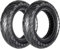 G.V.SHOP® 10X2.5 Zoll 45MM Vollgummirad für Elektroroller Scooter Scooter, Vollgummi, Kompatibel mit NINEBOT G30 Max, Xiaomi PRO 4, Anti-Rutsch, Vollgummireifen, 60/70-6.5 (Schwarz 2pcs)