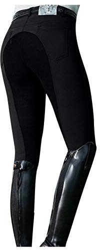 Pantalón de equitación para mujer, leggings deportivos, pantalones de fitness, pantalones de equitación de verano, cintura alta, pantalones elásticos con bolsillo para teléfono, pantalones Jodhpur