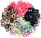 KEYRI 400 Stück Haargummis Mini Haargummis Bunt Haarschmuck Mädchen Dauerhaft Haarspangen Kein Schaden Niedlich Kknekki Haargummi für Babys Kleinkinder Kinder und Mädchen (Bunt)