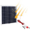 50W 18V Panel Solar Portátil, Eficiencia Monocristalino Panel Solar de Silicio con 9.8ft Cable, para RV Camping Senderismo