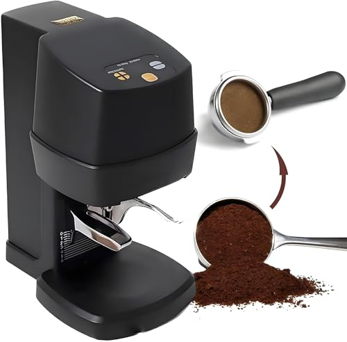 Hrxllb Elektrischer Espresso-Stampfer, 58 mm, automatischer Kaffee-Stampfer, 22-66 Pfund Druck einstellbar, höhenverstellbarer Kaffee-Stampfer, leicht zu reinigen für Gewerbe und Privat