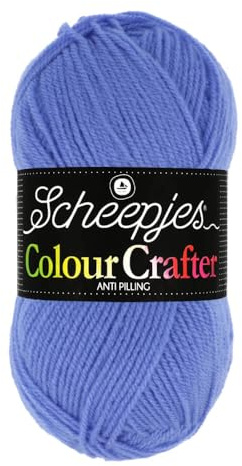 Scheepjes Colour Crafter 100g Yarn Ball | Acrylic DK Double Knit Wool | Soft & Anti-Pilling for Knitting, Crochet, Blankets & Amigurumi (1082 Zwolle)