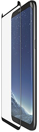 Belkin - ScreenForce - Ecran Protecteur Edge to Edge InvisiGlass Ultra pour Samsung Galaxy S8+ (couverture bord à bord, verre trempé) - Noir
