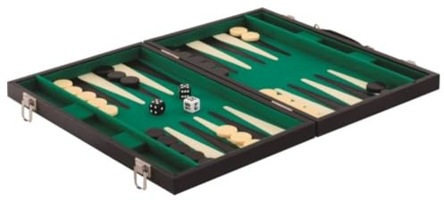 VEDES Großhandel GmbH - Ware Natural Games Backgammon Kunstleder, 61096086, Bunt