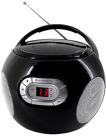 Soundmaster SCD2120SW CD-Boombox mit UKW Radio und Hörbuchfunktion