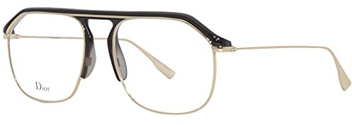 Christian Dior Unisex Diorstellairev Sunglasses, Black Gray Rust / 00 Demo Lens, 54