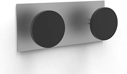 Alba Patère Double Magnétique PMS2MAG, Métal, TU
