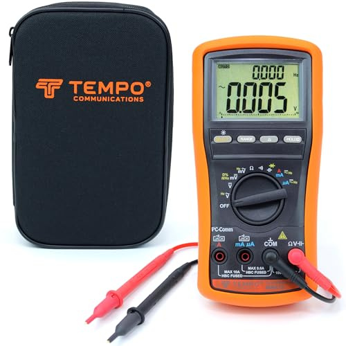 TEMPO Communications MM810 - Multimetro manuale digitale CAT IV 1000 V, display (conte): 9999