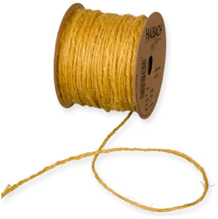 Jute-Schnur Gelb (50m), Efco, Juta Lýko Sisal, Floristik, Hobby, Farben, Decoupage