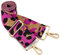 ZOUIQSS Damen Goldfarbene Bunter Schultergurt längenverstellbarer breiter Tragegurt Schultergurt für Handtaschen 3.8cm breit 73-125cm-Schultergurt für Handtaschen((5CM) Leopard9)