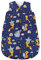 TupTam Schlafsack Baby 2.5 TOG – Atmungsaktiver Ganzjahresschlafsack für Kinder, OEKO-TEX zertifiziert, Farbe: Füchse Wolken/Dunkelblau, Größe: 104-110