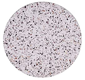 MaximaVida runde Tischplatte Lucca 58 cm – Terrazzo-Optik