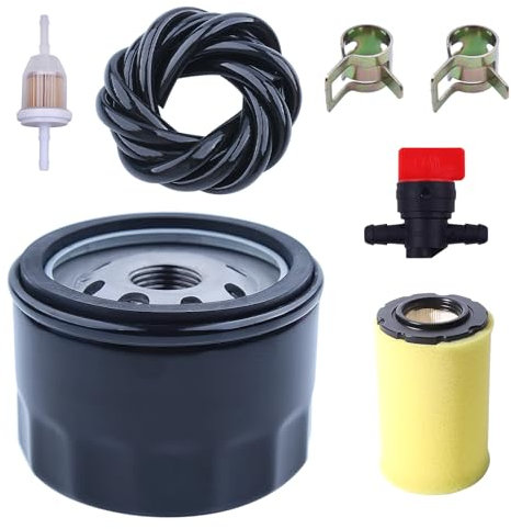 Haishine Filtre à Air Kit pour 796031 594201 591334 492932 798650 avec Filtre à Huile, Vanne Générale, Tuyau d'Huile