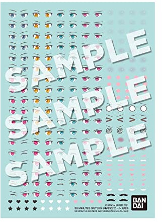 BANDAI 30MS General Face/Facial Features/Eyes Water-Slide Decal Sheet 65433