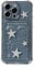 Marmot iPhone 14 Case, Korean Y2K Star Soft Case with Card Slot Holder, Cute Kawaii Transparent Protective Shockproof Back Cover