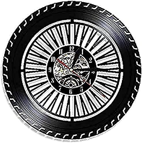 Orologio da parete per soggiorno Orologio da parete Orologio da parete giradischi per bici Servizio auto Decorazione da parete