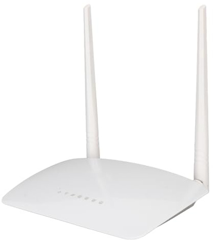 WLAN-Router, Kabelloser Internet-Router mit 4 X 5 DBi High-Gain-Antennen, 300 Mbit/s Hochgeschwindigkeit, Repeater-Modus, 1 X WAN-Port, 4 X LAN-Port (EU-Stecker)