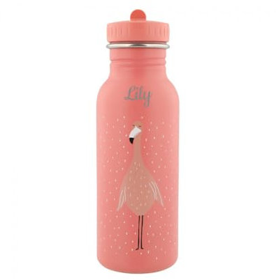 Ma Fabrique Perso - Grande Gourde Métallique (500mL) - Animaux - Personnalisable (Flamant Rose)