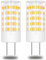 TRIJZHOU LED GY6.35 Lampe Äquivalent 40W 50W Halogen Halogenlampe AC DC 12V 4W Bi-Pin Sockel Mini Glühbirnen Warmweiß 3000K 2 Stück [MEHRWEG]
