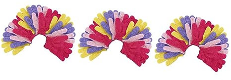 Angoily 36stücke Teiliges Exfolierende Handflächen-badehandschuhe Fünf Finger Massagehandschuhe Für Körperpflege Peeling Und Entspannung Geeignet Für Dusche Und Spa Gemischte Farben