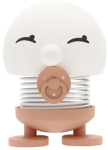 Hoptimist Baby Bimble, Glücksbringer, Babygeschenk, Geschenk zur Babyparty & Geburt, 4,5 x 5,8 x 6,6 cm, Small, Rot