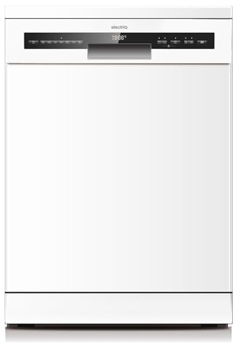 electriQ Series 2 Freestanding Dishwasher - D-Rated, White