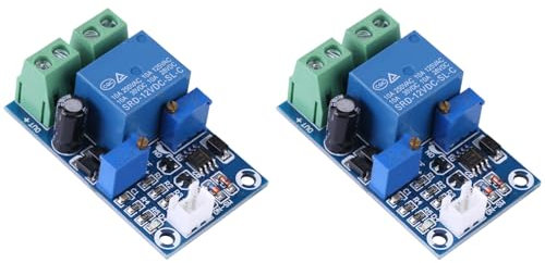 2PCS 12V 10A Batterie-Niederspannungsabschaltung, Automatisches Einschalten, Wiederherstellungsschutzmodul, Unterspannungsschutzplatine, Notstromversorgung, Laderegler mit