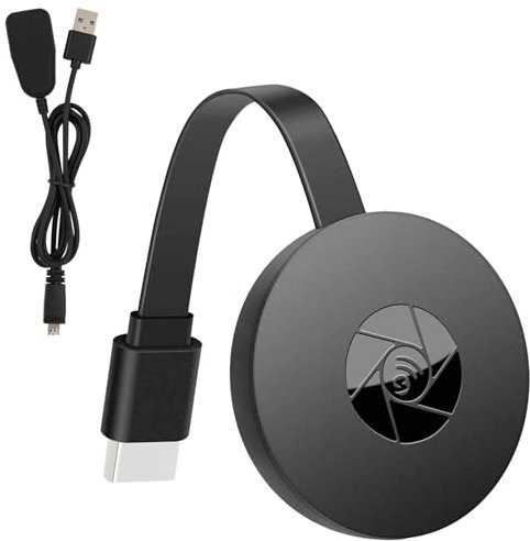 Wireless HDMI Dongle Adapter, 4K 1080P HD Wireless WiFi Display Dongle, Miracast HDMI Dongle Kompatibel iOS/Windows/Android/iP-Hone/Mac/DLNA/Airplay/Miracast