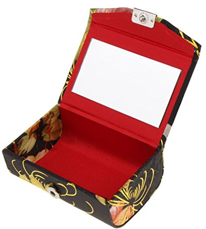 Brokat-Lippenstift-/Lipgloss-Etui, Aufbewahrungsbox, Lippenbalsam-Halter mit Spiegel, #A Typ A, Typ K, Type K, Siehe Beschreibung