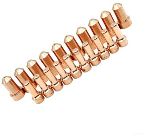 Eawfgtuw Accessori per taglio al plasma, confezione da 20 elettrodi KP2844-1 KP2844-4 ugelli, punte in rame afnio da 1,0 mm, compatibili con torcia Tomahawk 1000 LC65, corrente 50 A, prestazioni